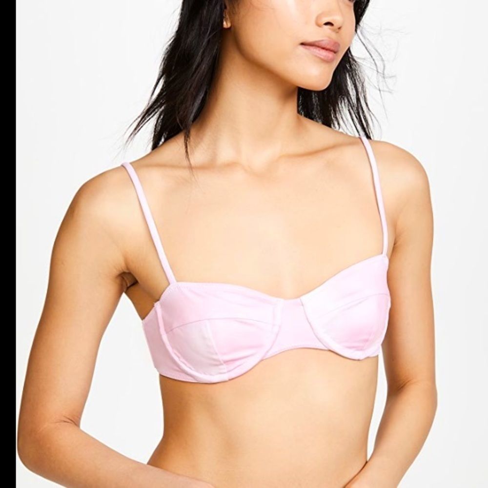 LOVESHACKFANCY Cassandra Bikini Top size L